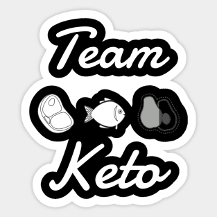 Team keto Sticker